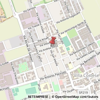 Mappa Via Taverna Giuseppe, 261, 20020 Villa Cortese, Milano (Lombardia)
