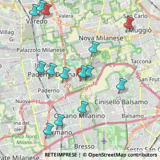 Mappa Via Riboldi Cardinale Luigi, 20037 Paderno Dugnano MI, Italia (2.34786)