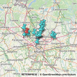 Mappa Via Riboldi Cardinale Luigi, 20037 Paderno Dugnano MI, Italia (7.83842)