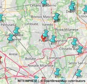 Mappa Via Ubaldo Panceri, 20037 Paderno Dugnano MI, Italia (6.5035)