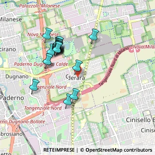 Mappa Via Giacomo Puccini, 20037 Paderno Dugnano MI, Italia (0.9005)