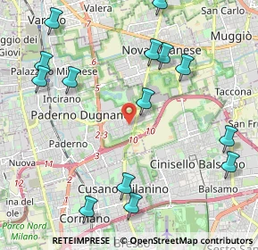 Mappa Via Ruggero Leoncavallo, 20037 Paderno Dugnano MI, Italia (2.555)