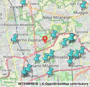 Mappa Via Giacomo Puccini, 20037 Paderno Dugnano MI, Italia (2.59278)