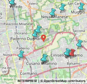 Mappa Via Giacomo Puccini, 20037 Paderno Dugnano MI, Italia (2.65214)