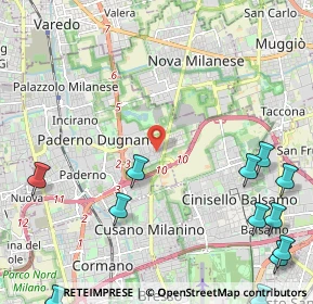 Mappa Via Giacomo Puccini, 20037 Paderno Dugnano MI, Italia (3.27833)