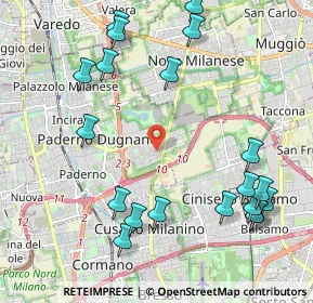 Mappa Via Ruggero Leoncavallo, 20037 Paderno Dugnano MI, Italia (2.53)