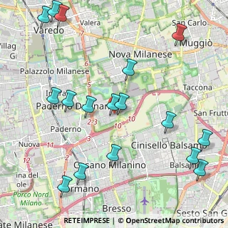 Mappa Via Giacomo Puccini, 20037 Paderno Dugnano MI, Italia (2.61824)