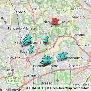 Mappa Via Giacomo Puccini, 20037 Paderno Dugnano MI, Italia (1.847)