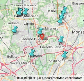 Mappa Via Giacomo Puccini, 20037 Paderno Dugnano MI, Italia (4.93692)