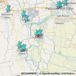 Mappa Via Cavour, 25037 Pontoglio BS, Italia (2.71727)