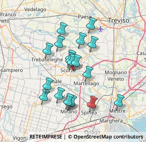 Mappa Via Moglianese Scorzè, 30037 Scorzè VE, Italia (6.15895)