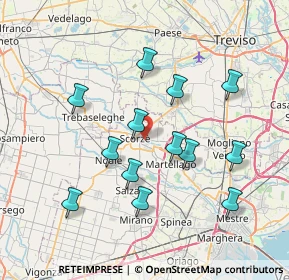 Mappa Via Moglianese Scorzè, 30037 Scorzè VE, Italia (7.11154)