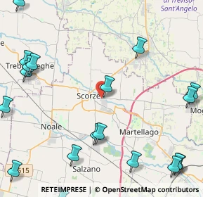 Mappa Via Moglianese Scorzè, 30037 Scorzè VE, Italia (6.32421)