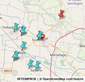 Mappa Via Moglianese Scorzè, 30037 Scorzè VE, Italia (4.35545)