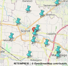 Mappa Via Moglianese Scorzè, 30037 Scorzè VE, Italia (2.3025)