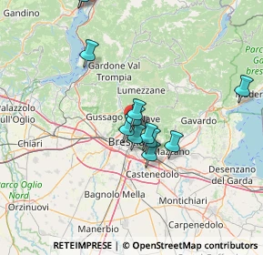 Mappa Brescia, 25133 Brescia BS, Italia (12.61417)