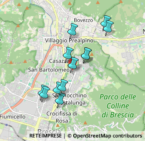 Mappa Brescia, 25133 Brescia BS, Italia (1.58333)