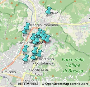 Mappa Piazzale Luigi Kossuth, 25133 Brescia BS, Italia (1.356)