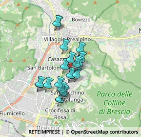 Mappa Piazzale Luigi Kossuth, 25133 Brescia BS, Italia (1.277)