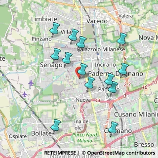 Mappa Via Fossoli, 20037 Paderno Dugnano MI, Italia (1.92538)