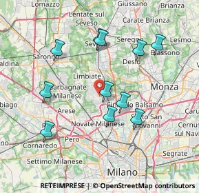 Mappa Via Fossoli, 20037 Paderno Dugnano MI, Italia (7.20182)