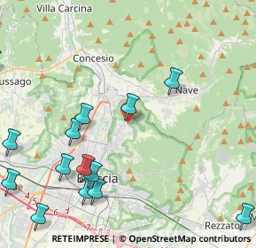 Mappa Via della Lama, 25133 Brescia BS, Italia (5.61786)