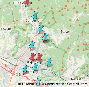 Mappa Via della Lama, 25133 Brescia BS, Italia (5.22429)