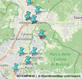 Mappa Via della Lama, 25133 Brescia BS, Italia (2.26818)