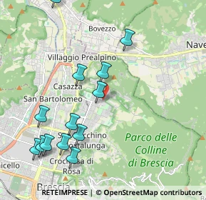 Mappa Via della Lama, 25133 Brescia BS, Italia (2.29308)