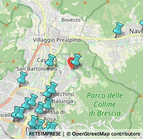 Mappa Via della Lama, 25133 Brescia BS, Italia (3.21737)