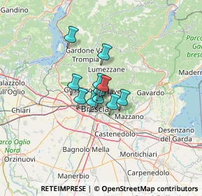 Mappa Via della Lama, 25133 Brescia BS, Italia (6.52455)