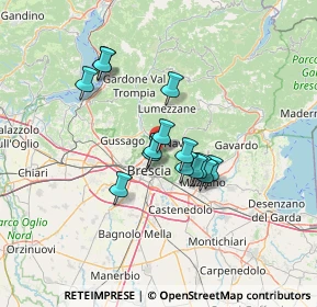 Mappa Via della Lama, 25133 Brescia BS, Italia (10.005)