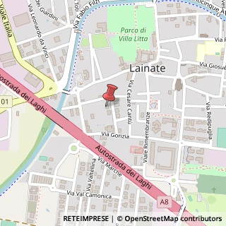 Mappa Via Armando Diaz, 4, 20020 Lainate, Milano (Lombardia)