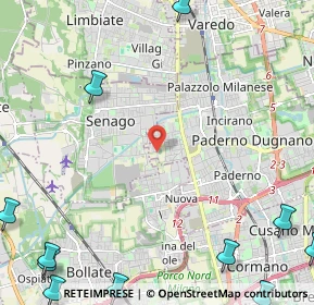 Mappa Via Modigliani, 20037 Paderno Dugnano MI, Italia (3.92083)