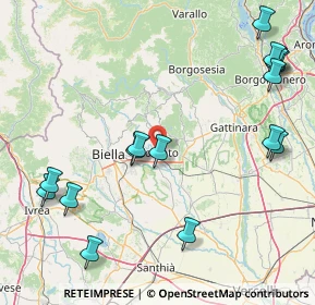 Mappa Via del Mercato, 13836 Cossato BI, Italia (21.0825)