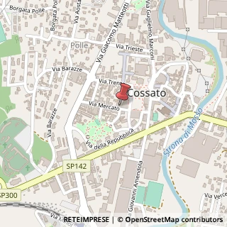 Mappa Via del Mercato, 10, 13836 Cossato, Biella (Piemonte)