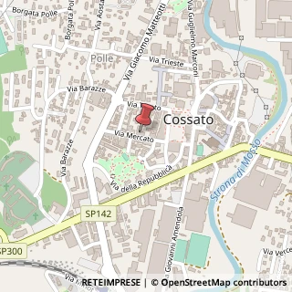 Mappa Via del Mercato, 26, 13836 Cossato, Biella (Piemonte)