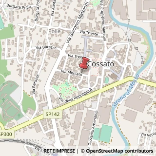 Mappa Via del Mercato, 4, 13836 Cossato, Biella (Piemonte)