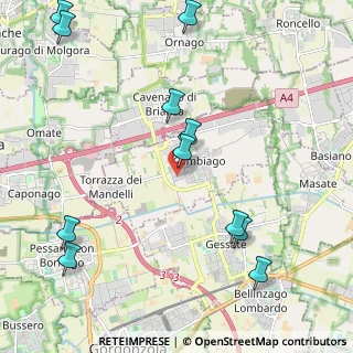 Mappa Via Carlo Porta, 20040 Cambiago MI, Italia (2.63182)
