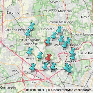 Mappa Via Parigi, 20030 Senago MI, Italia (3.995)