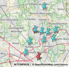 Mappa Via Fosse Ardeatine, 20030 Senago MI, Italia (3.84545)