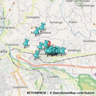 Mappa Via Senatore Avogadro, 13856 Vigliano Biellese BI, Italia (1.04125)