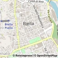 Kaart Biella