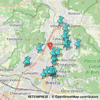 Mappa Via Cosimo Canovetti, 25128 Brescia BS, Italia (1.808)