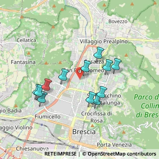 Mappa Via Cosimo Canovetti, 25128 Brescia BS, Italia (1.72667)