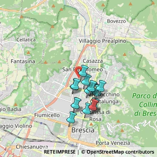 Mappa Via Cosimo Canovetti, 25128 Brescia BS, Italia (1.49176)