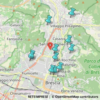 Mappa Via Cosimo Canovetti, 25128 Brescia BS, Italia (1.84455)