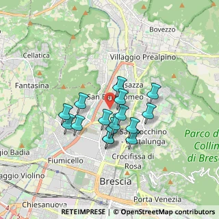 Mappa Via Cosimo Canovetti, 25128 Brescia BS, Italia (1.315)