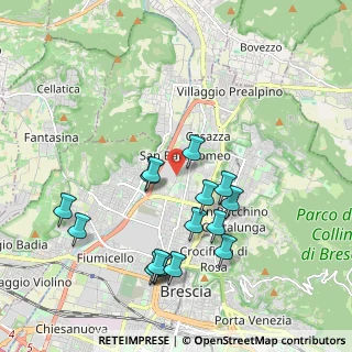 Mappa Via Cosimo Canovetti, 25128 Brescia BS, Italia (1.98438)
