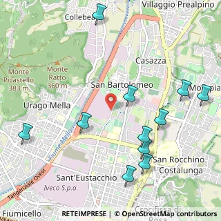 Mappa Via Cosimo Canovetti, 25128 Brescia BS, Italia (1.24182)